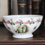 【SALE】5%OFF済：フランス ブロカント LIMOGES カフェオレボウル ルルドの泉 Lourdes