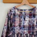 SALE★50%OFF｜リバティ＊ギャザースリーブチュニック（フリー)