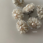 snow flower / pierce. earring