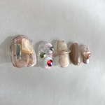 ☑︎Ｍｅｌｔｙ　ニュアンスネイル　ネイルチップ　オーダーネイル　バレンタイン