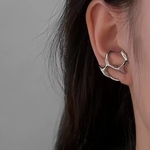 【ピアス】1ペア　シルバー　ピアスパーツ　ピアス金具　アクセサリーパーツ　下向き防止ピアスキャッチ付き
