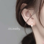 2way ミニ パール ピアス ゴールド カラー silver925  高品質 シンプルピアス