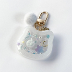 [1月26日販売]Snow cat shaker keychain (white-blue)