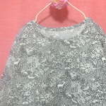 ◆sale◆ ボタニカル動物 ゆったりワンピース gray