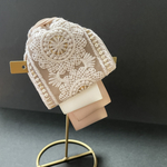 【送料込 インド刺繍リボン】バナナクリップ・ベージュ