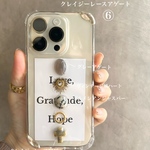 iPhoneケース　スマホケース　天然石　ダルメシアン　おしゃれ➖No.6➖