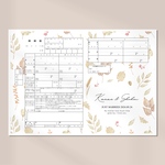 【婚姻届】Autumn / お名前+入籍記念日入り