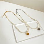 ベビーパール 2way 入卒業式にも  シンプル ネックレス GOLD or SILVER