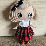 イーマリー服　チェック吊りskirt