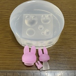 ミニうさきのこ シリコンモールド型 うさぎ