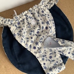 見本❣️SALE❣️Wガーゼ生地使用【木の実】浅ばき、Mサイズ、ふんどしパンツ  フンパン フンテイ  リンパよけショーツ 下着 普段ばき  mameパンティ