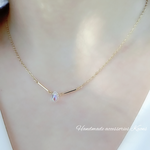 ステンレス チェーンネックレス  華奢   オフィス   可愛い   シンプルネックレス
