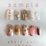 〈現品〉 一点限り  Valentine  teco sumple ネイルチップ