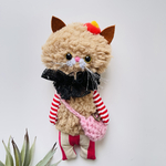 No.6930 ベレー帽子の猫chanぬいぐるみ