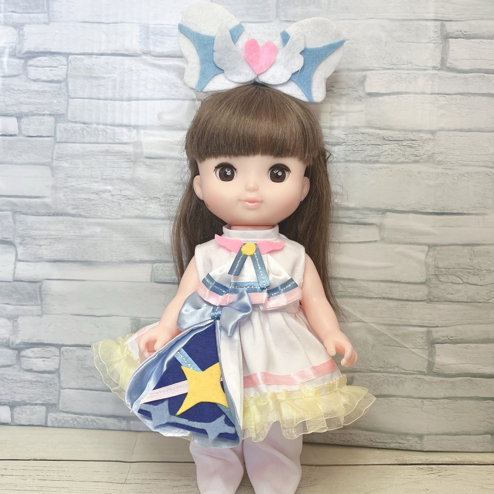 ソランちゃん　メルちゃん　ハンドメイド服　専用 メルちゃんソランちゃん服ハンドメイドB-186 - メルカリ