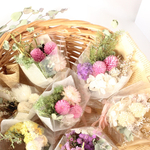 [再販]くすみカラーが可愛い✳︎手のひらサイズのドライフラワーミニブーケ✳︎プチギフトに✳︎プレゼントに添えて✳︎結婚式などに
