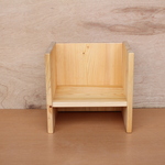 高さが変わるイス・ヒノキ材