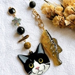 お魚とハチワレ猫🐈‍⬛