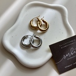 stainless volume hoop ∴ ステンレスフープピアス