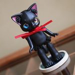 ミニ黒猫ドール(ﾐﾆ黒猫)