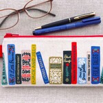 ＊Books＊本柄＊ペンケース＊USAコットンリネン＊COTTON+STEEL＊RIFLE PAPER CO.（ライフルペーパー）＊