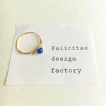  14kgf：wire ring：lapis lazuli