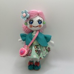 ハンドメイドドールチャーム　バックチャーム　お人形