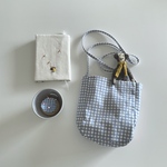 77.シンプルポシェット（青空）
