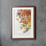 【アフターブーケ ＜Chicco＞】生花ブーケを「押し花＆額装」してお届けします　結婚式 プロポーズ ブーケ 記念 残す