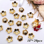 【brsr7804knz】【11ｍｍ】【18～20個】metal flour beads