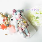 saly☆2wayクマさんのバッグチャーム&イヤホンジャック