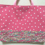 ドット×蝶々のレッスンバック