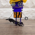 【718】木のロボット　木製のロボット  節分の鬼　ハンドメイド　木製雑貨 インテリア　置物