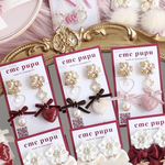 Valentine collection✧*｡ ハートとくまちゃんのチョコレートピアス/イヤリング
