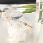 【silver925×18金メッキ】限定１点のみ超特価！天然ブラウンダイヤのアンティーク調リング