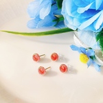 ミニミニスイカピアス/イヤリング(赤)