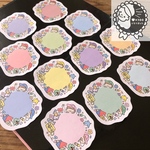 【シール】カラー帽子のコメントフレーク           ✎*。 幼稚園  保育園  保育士  先生  先生ありがとう  卒園アルバム  イベント  手帳  育児日記  成長記録  誕生日  シール