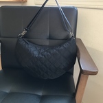 撥水キルト  3way 軽量バッグ シンプル ブラック