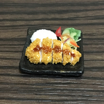 『とんかつ屋さんでランチ♪』■とんかつワンプレート■ミニチュアフード