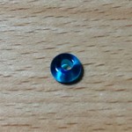 とんぼ玉　極小小玉　薄青　6個セット