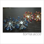 満開の花火ピアス(イヤリング)