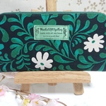 コットンこばやし🍀草花柄ラウンドファスナー長財布