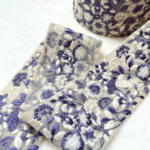 ベージュ☆インド刺繍リボン 