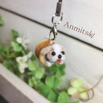 ちゃーくん様専用ページ　合体！モールちくわんこ　ストラップ付き　シーズー