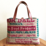 コーヒー豆の麻袋ミニトートバッグ