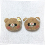 羊毛フェルト♡くまちゃん♪