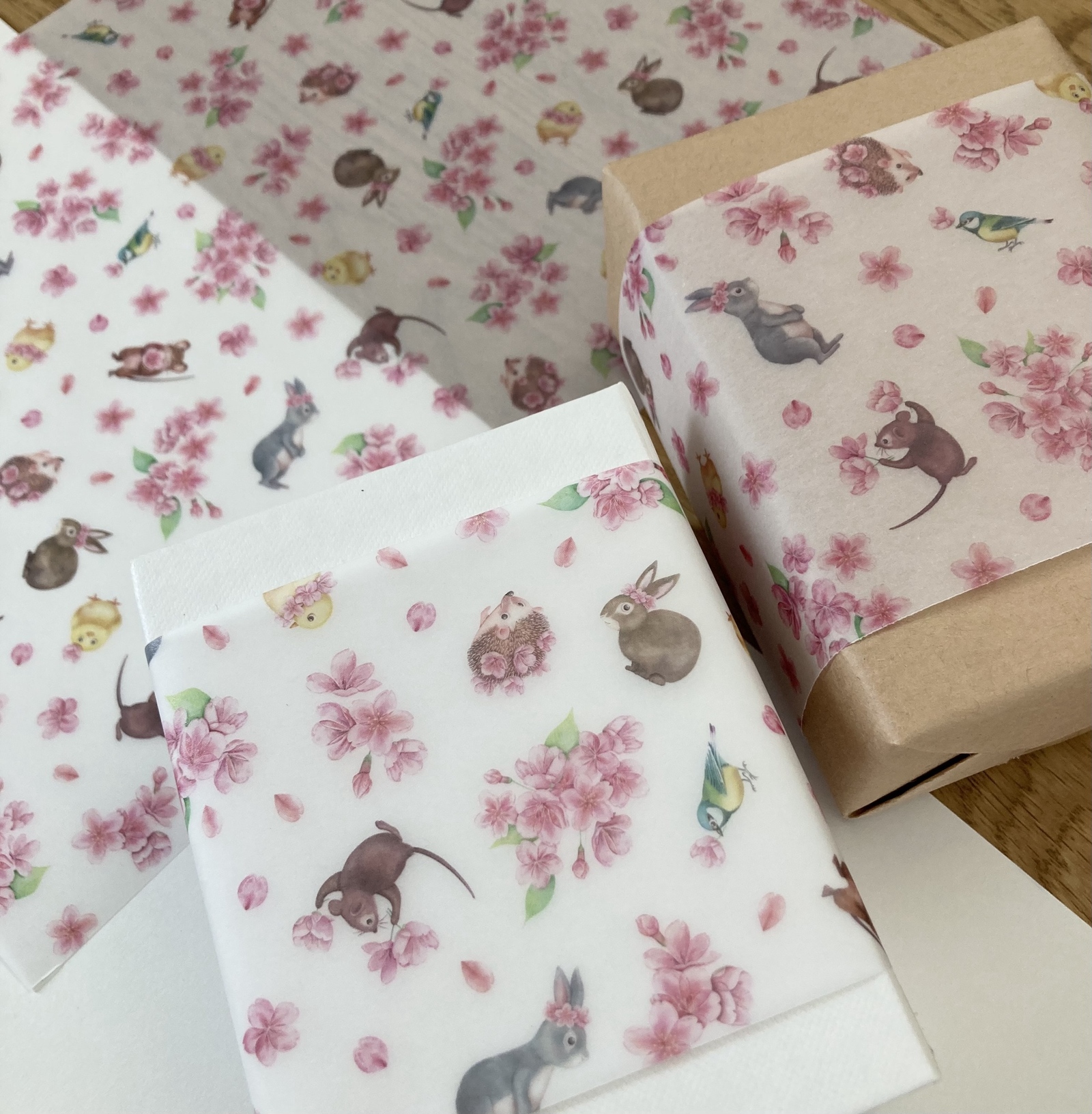 トレーシングペーパー【さくら日和】 5枚 A4サイズ 桜 デザイン