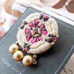 一点もの◉刺繍ブローチ＃005 2way