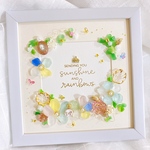 シーグラスアート　オシャレ　雑貨　インテリア　化粧品　プレゼント