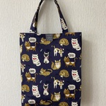 オーダー品＊マチ付きA4トートバッグ＊猫ちゃん